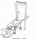 Outlined Surgery Reluctant Toonaday sketch template