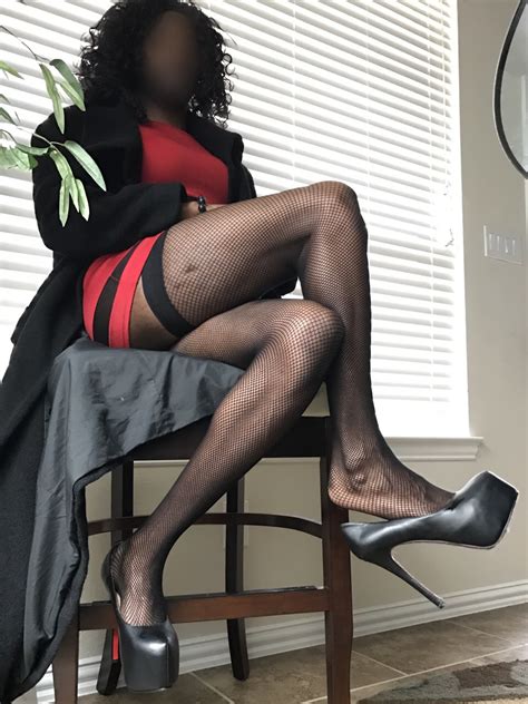 ebony crossdresser sissy gina in high heels photo 12