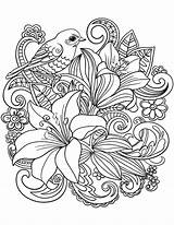 Coloring Pages Flower Flowers Adults Printable Floral Adult Colouring Kids Choose Board Sheets Book Food sketch template