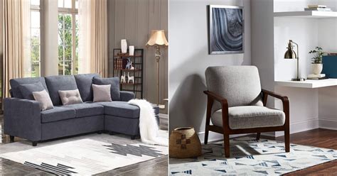 stylish  affordable living room furniture  amazon popsugar home uk