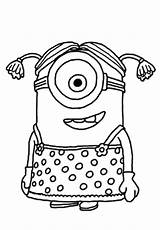 Coloring Pages Minion Despicable Stuart Minions Evil Coloring4free Kids Girls Sheets Naughty Disney Valentine Colouring Printable Getcolorings Print Momjunction Color sketch template