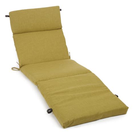 Blazing Needles Outdoor 72 X 22 In Solid Patio Chaise Lounge Cushion