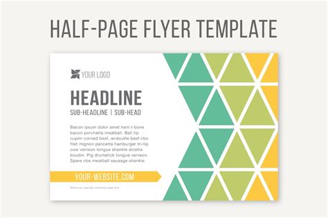 page flyer template    attend  page flyer template