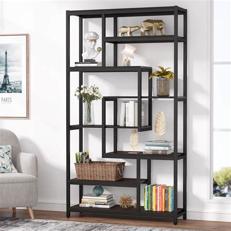 tribesigns  tier open bookcase modern etagere bookshelf display shelf