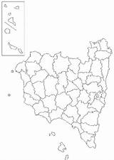 Provinces Spanish Coloring sketch template