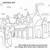 Coloring Pages Courtroom Kildare County Courthouse Getcolorings Getdrawings sketch template