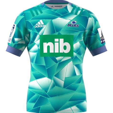 adidas mens super rugby  blues training jersey rebel sport