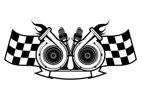 drag racing team logo design