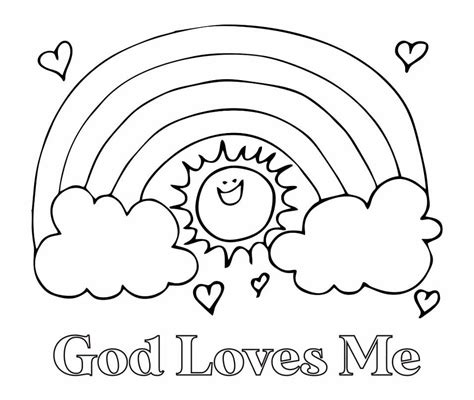 printable god loves  coloring page  printable coloring pages