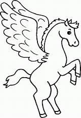 Pegasus Coloringhome sketch template