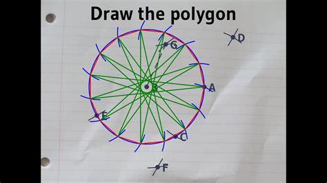 constructing  regular pentadecagon  sided polygon   compass
