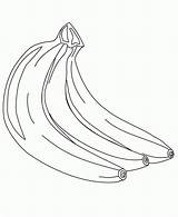 Coloring Pages Banana Popular sketch template