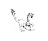 Dinosaur Coloring Pages Printable Oviraptor Version sketch template