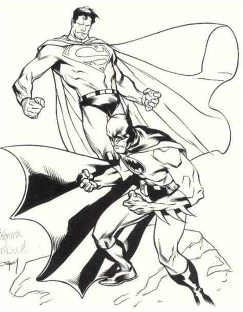 dc comics batman  superman coloring pages coloring pages
