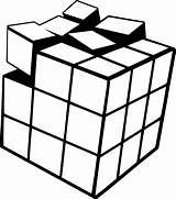 Rubik Rubiks Vectorified K5 sketch template