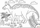 Coloring Tsintaosaurus Pages Printable sketch template