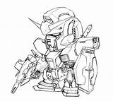 Gundam Rx sketch template