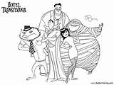 Hotel Transylvania Coloring Pages Characters Printable Kids Adults Template sketch template