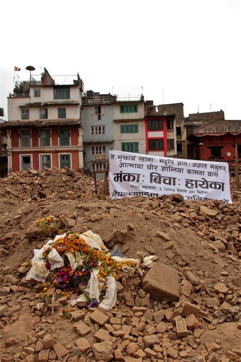 Memorial For Those Who Died In The Nepal Earthquake Of 25th April