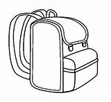 Backpack Coloring Coloringcrew Clipartbest Clipart sketch template