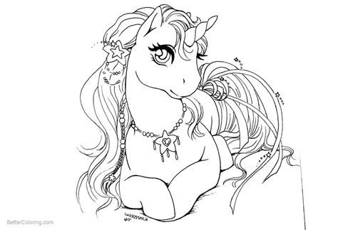 awesome female unicorn coloring pages queen  printable coloring pages