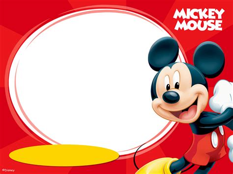 tarjetas de mickey mouse  imprimir
