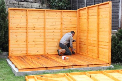 ten steps    build   shed garden shed kits