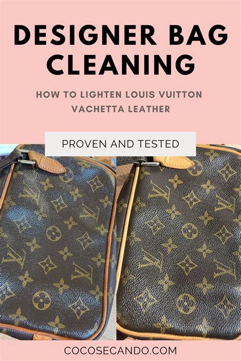 insanely effective ways    clean louis vuitton vachetta leather