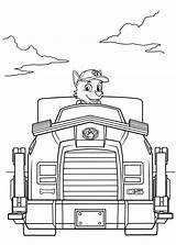 Patrol Paw Rocky Coloring Pages Colorir Borne Ting Vehicle sketch template