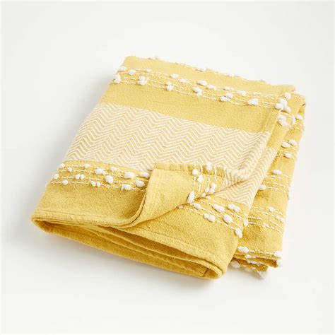 yellow textured kids throw blanket reviews crate kids canada