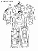 Rangers Megazord Ranger Colorier Spd Printable Ligne sketch template