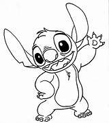 Stitch Coloring Pages Lilo Disney Drawing Colouring Kids Cute Easy Cool Drawings Line Et Bird Choose Board sketch template
