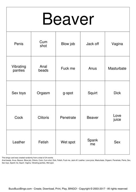 sex toy bingo bingo cards to download print and customize
