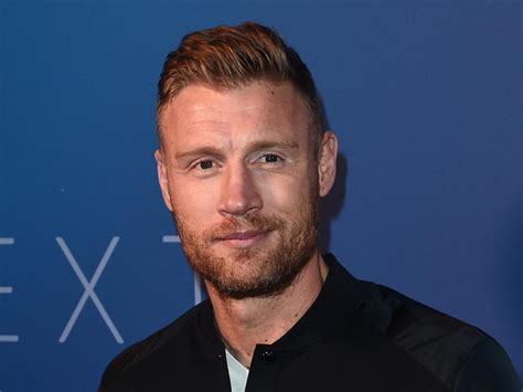 freddie flintoff supported as face injuries seen for first time since