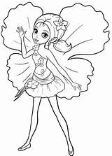 Pages Thumbelina Coloring Getcolorings Barbie Printable sketch template