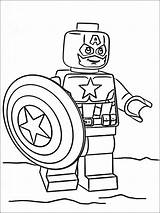 Lego Marvel Coloring Pages Super Heroes Printable America Captain Coloring4free Book Avengers Colouring Kids Legos Man Websincloud Activities Print Getdrawings sketch template