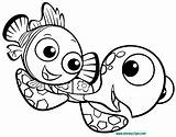 Nemo Coloring Pages Finding Disney Kids Characters Squirt Crush Color Print Printable Sheets Dory Coloringtop Drawing Getdrawings Cartoons Popular Super sketch template