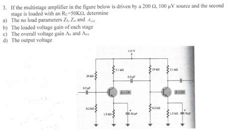 solved    multistage amplifier   figure   cheggcom