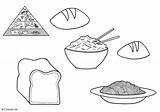 Piramide Cereales Alimentare Cereali Getreideprodukte Plato Grano Malvorlage Scarica Grains Alimenticia Designlooter Große Educolor sketch template