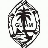 Guam Clipart Seal Chamorro Coloring Clip Sketch Flag Library Cliparts Clipground sketch template