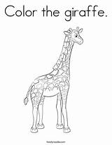 Coloring Giraffe Color Noodle Favorites Login Add Twisty sketch template
