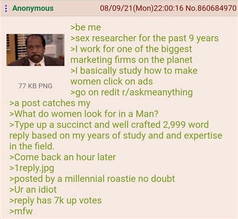 anon is a sex researcher r greentext greentext stories know your