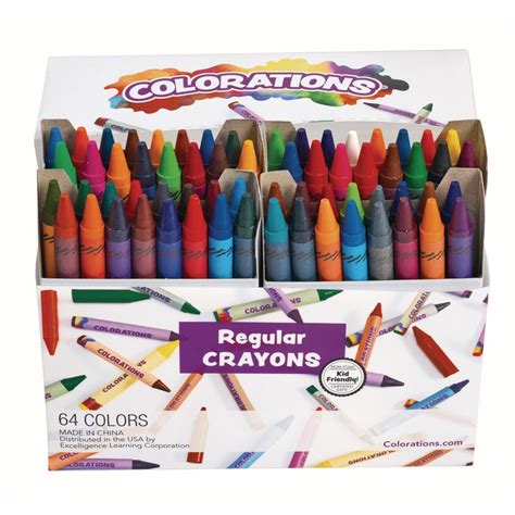 colorations  regular crayons item crs walmartcom