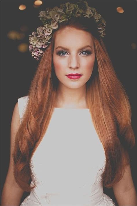 Wedding Hairstyle Redhead Makeup Wedding Makeup Redhead Wedding