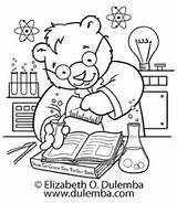 Coloring Science Bear Pages Dulemba School Tuesday Back Things Week Busses Rolling Time sketch template