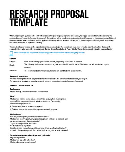 research proposal sample