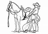 Cheval Caballo Cavallo Vaquero Sella Selle Pferd Paard Sattelt Malvorlage Dessiner Facile Stampare Ausmalbild Kleurplaten Educima Schulbilder Educolor Schoolplaten sketch template