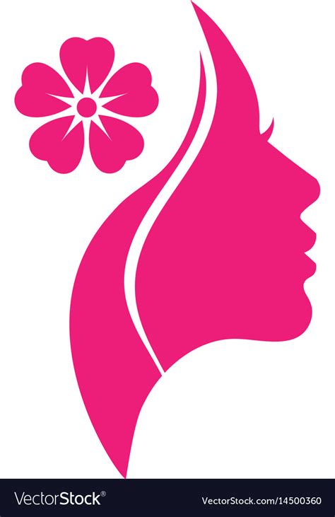 woman salons spa and shop logo royalty free vector image