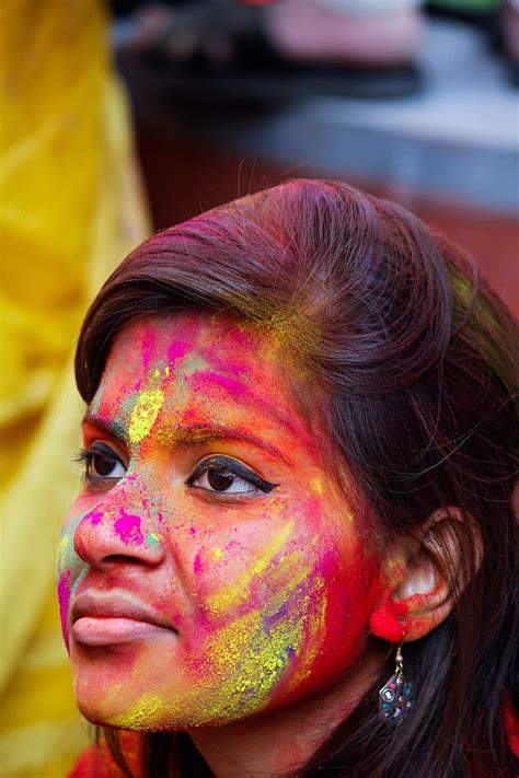 Hd Wallpaper Portrait People Festival Indian Girl Multi Colored