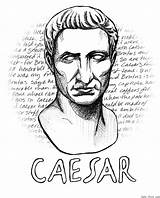Caesar Julius Drawing Shakespeare Getdrawings sketch template